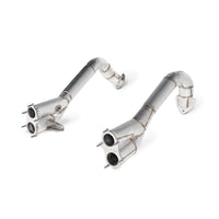 Akrapovic Link Pipe Set (Titanium) for 2020 Porsche 718 Cayman GT4
