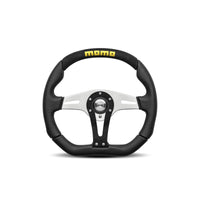 MOMO Trek Black Leather Alcantara 350mm Steering Wheel - 11102935111R