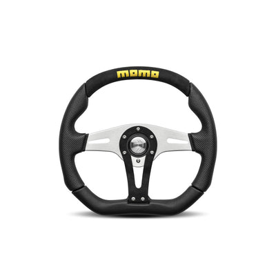 MOMO Trek Black Leather Alcantara 350mm Steering Wheel - 11102935111R