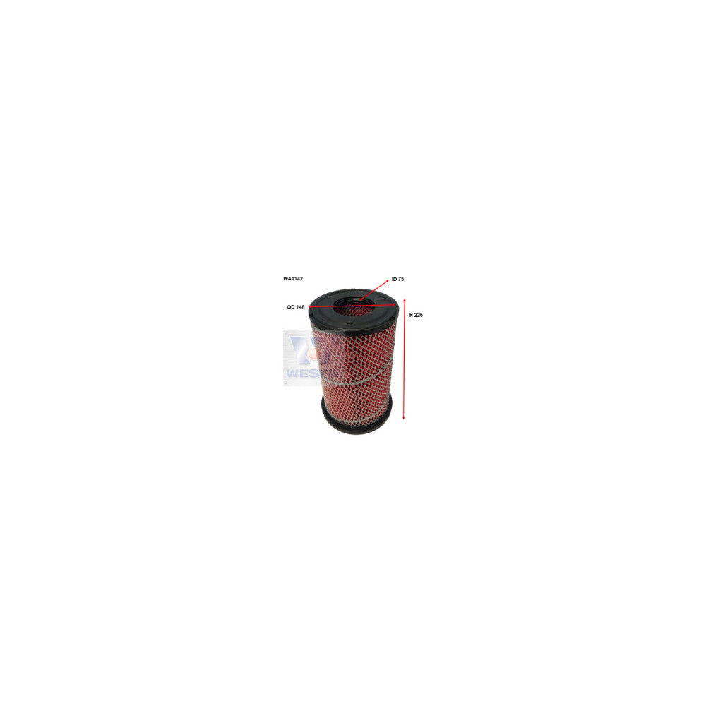 Wesfil WA1142 - AIR FILTER A1495 NISSAN - WA1142