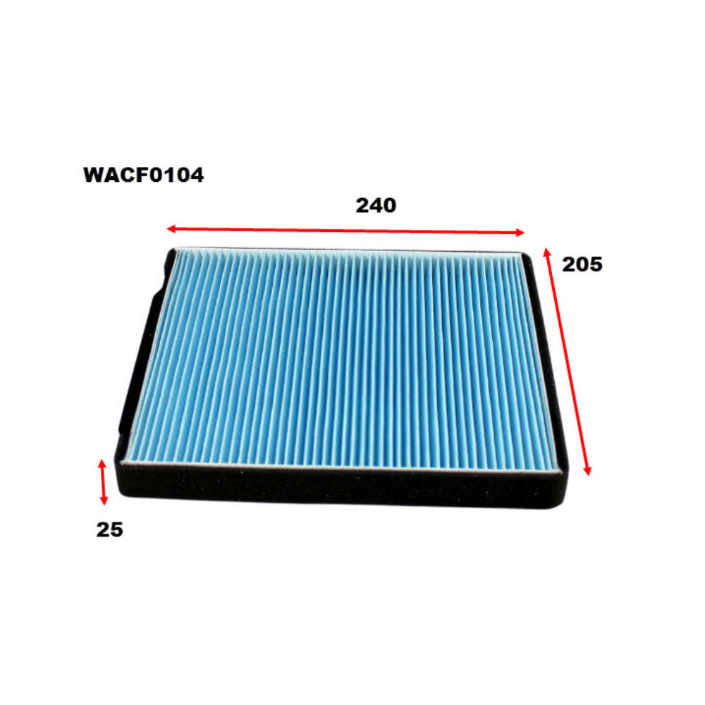 Wesfil CABIN FILTER RCA132P HYUNDAIWACF0104