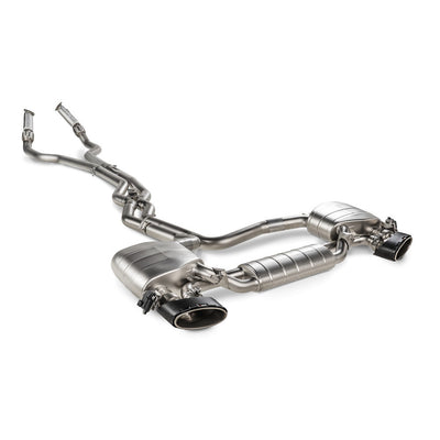 Akrapovic Link Pipe Set (SS) for Audi C8 RS6/RS7