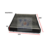 Wesfil CABIN FILTER RCA109P HOLDENWACF0021