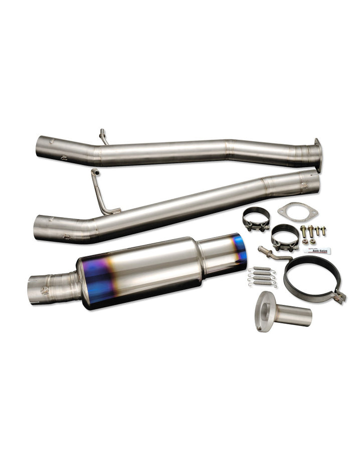 RSE FULL TITANIUM MUFFLER EXHAUST FOR SUBARU WRX STI GDF USDM EJ20 EJ25 RB6090-SB02A