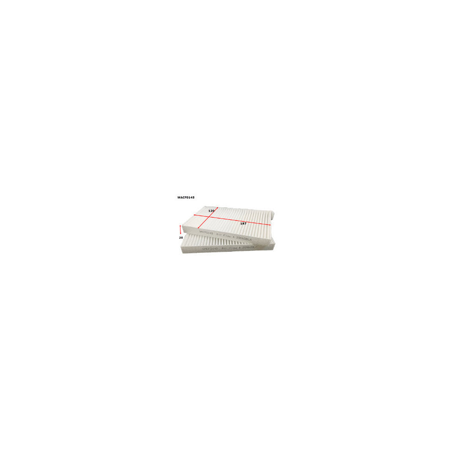 Wesfil CABIN FILTER HYUNDAIWACF0145