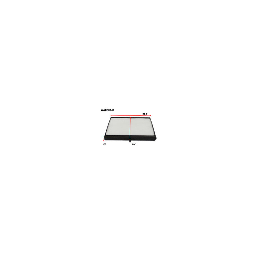 Wesfil CABIN FILTER RCA199P HOLDENWACF0140
