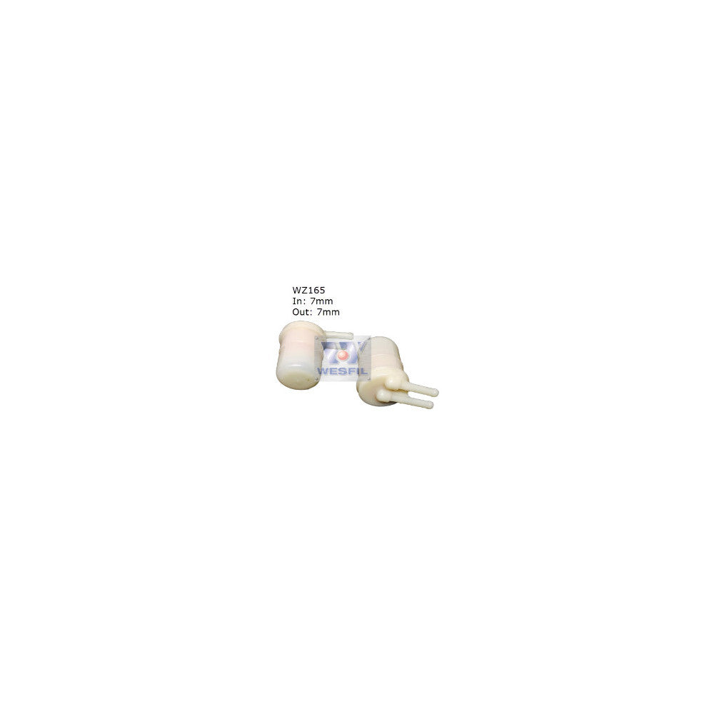 Wesfil PLASTIC IN-LINE FUEL FILTER Z165 NISSAN - WZ165
