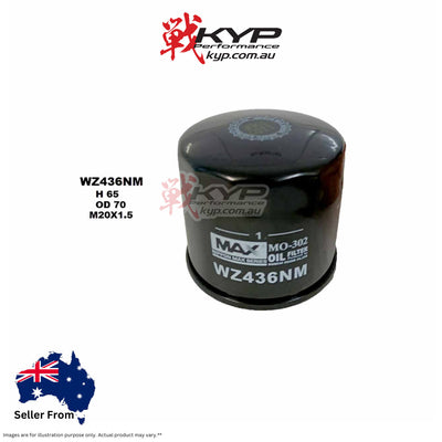 Wesfil OIL FILTER Z436 MULTIPLE APPLICATIONS FORD/HONDA/KIA/MAZDA/MITSUBISHI/SUBARU - WZ436NM