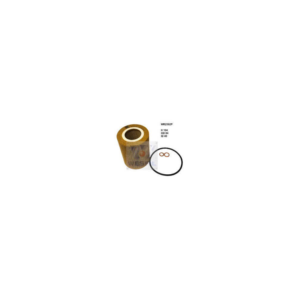 Wesfil OIL FILTER R2592P BMW - WR2592P