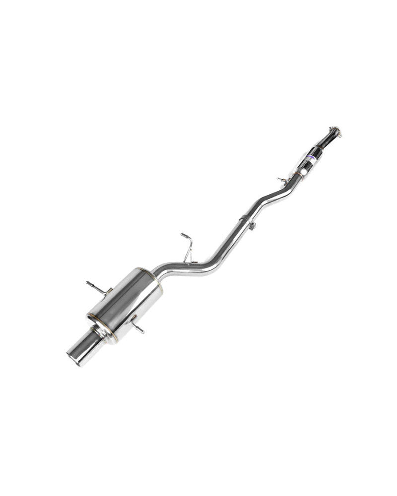 Invidia G200 Cat Back Exhaust - Rolled Polished Stainless Tips Subaru Forester XT SG 03-08