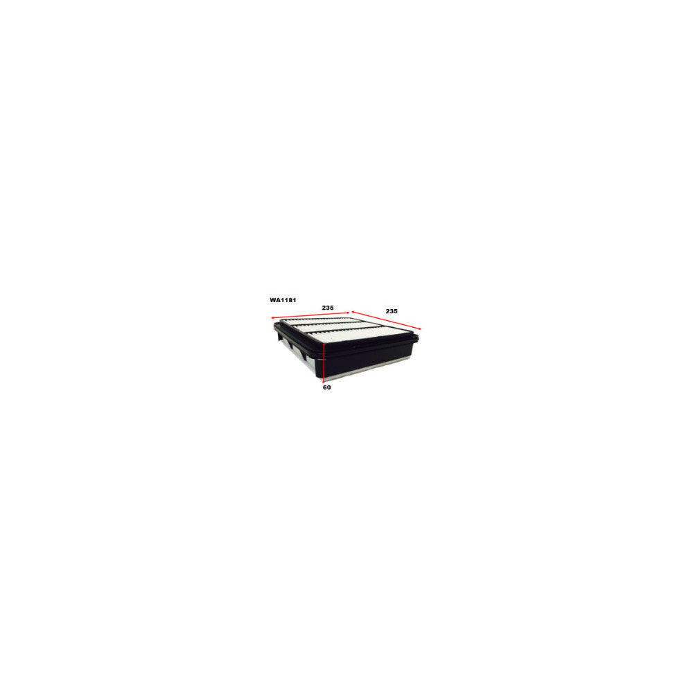 Wesfil WA1181 - AIR FILTER A1512 HOLDEN - WA1181