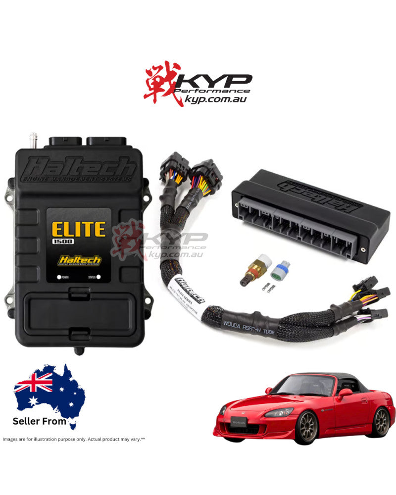 HALTECH Elite 1500 + Plug'n'Play Adaptor Harness Kit for Honda S2000 - HT-150962