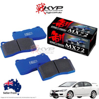 ENDLESS MX72 BRAKE PAD FRONT FOR HONDA CIVIC FD2 (TYPE-R)