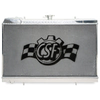 CSF Racing 2-Row 42mm Race Spec Aluminium Radiator - Polished for Nissan Skyline R32 GTS/GT-R (RB20/RB26)