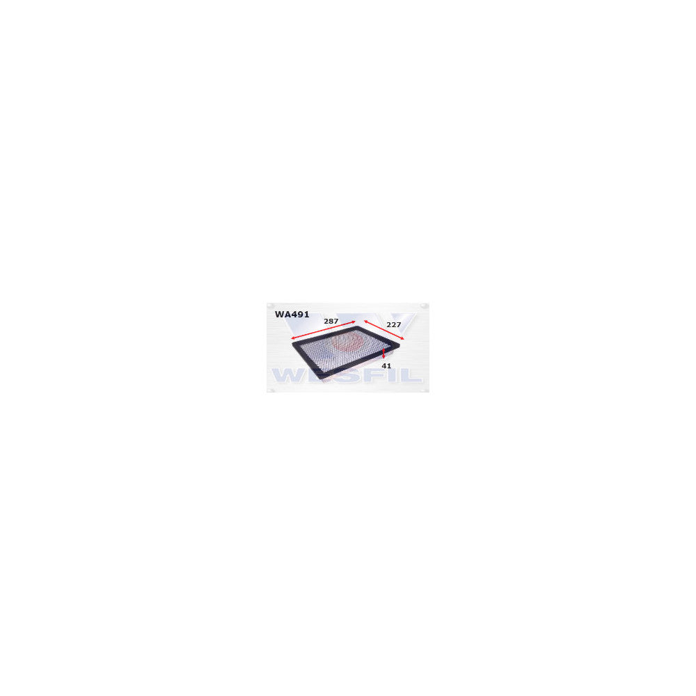Wesfil WA491 - AIR FILTER A491 FORD - WA491