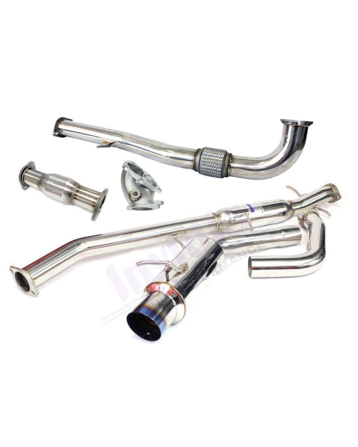 Invidia N1 Turbo Back Exhaust w/Metal Matrix Cat Mitsubishi Evo 4 5 6 CP9A (Inc TME) EVOLUTION EVO4 EVO5 EVO6