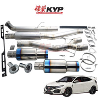 RSE FULL TITANIUM MUFFLER EXHAUST KIT TYPE-D FOR HONDA CIVIC TYPE R FK8 RB6090-HN06C