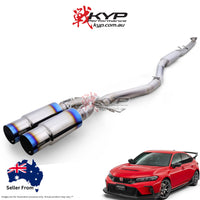 RSE FULL TITANIUM MUFFLER EXHAUST KIT TYPE-D FOR HONDA CIVIC TYPE R FL5 RB6090-HN06E