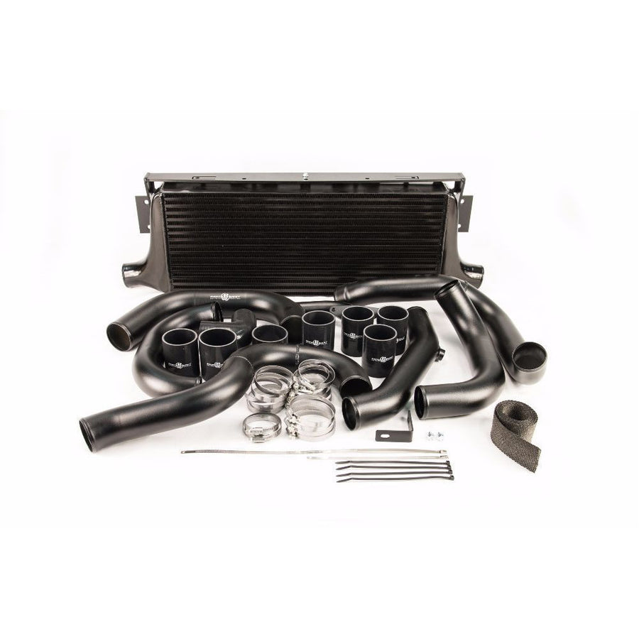 Process West Front Mount Intercooler Kit Black for Subaru WRX/STI 01-02 - PWFMIC02.1B