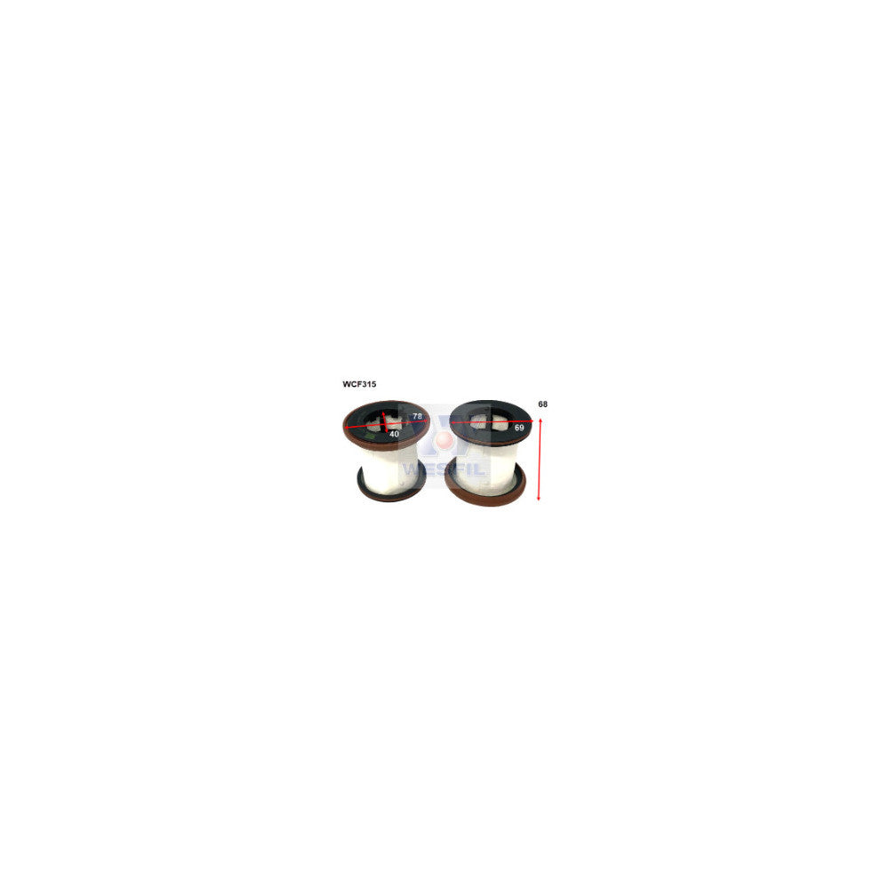 Wesfil CATCH CAN PROVENT 100 VENTILATOR FILTER - WCF315