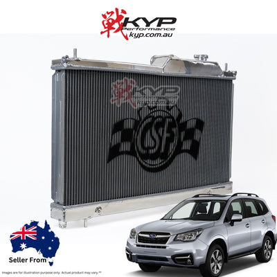 CSF Racing 2-Row 42mm Race Spec Aluminium Radiator for Subaru Forester Inc XT SJ 13-18