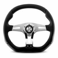 MOMO Trek R Black Leather 350mm Steering Wheel - 11102935511L