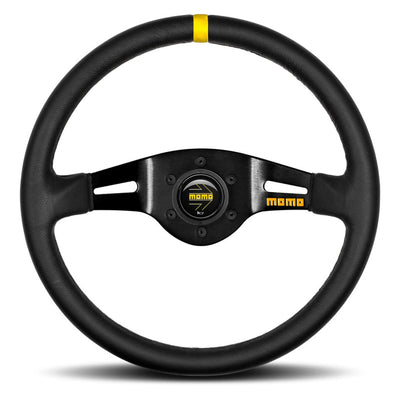 MOMO MOD.03 Black Leather Steering Wheel 350mm - 11150405212R