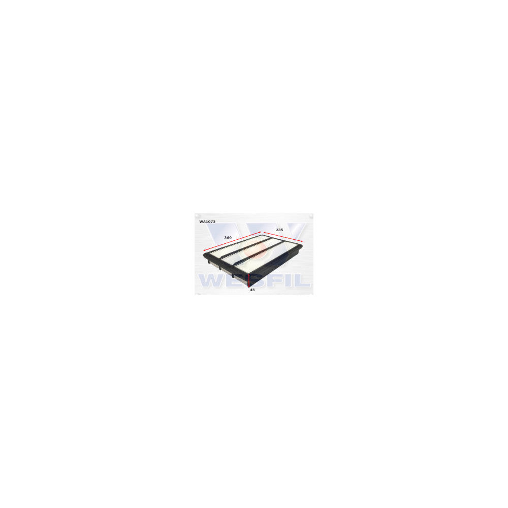 Wesfil WA1073 - AIR FILTER A1449 MITSUBISHI - WA1073