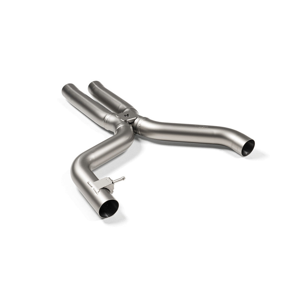 Akrapovic Evolution Link Pipe set (Titanium) Short for G8X M2 / M3 / M4