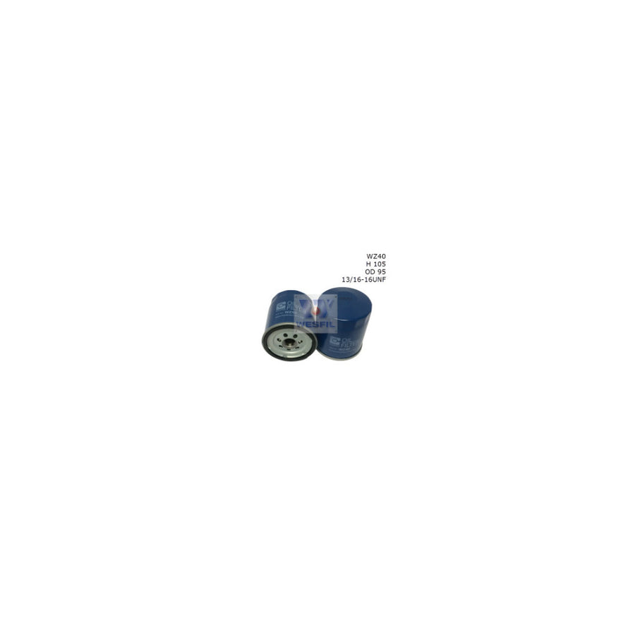 Wesfil OIL FILTER Z40 HOLDEN/CHEV - WZ40