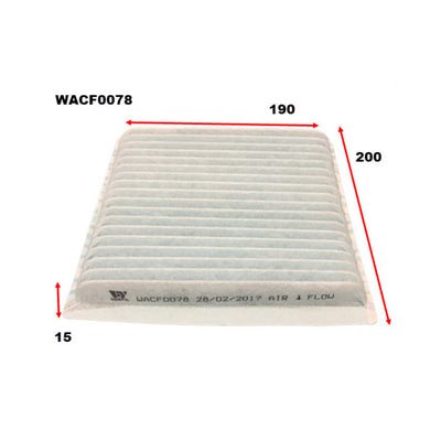 Wesfil CABIN FILTER MAZDAWACF0078