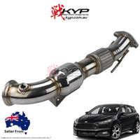 Invidia Down Pipe w/High Flow Cat Ford Focus ST LW/LZ 11-18