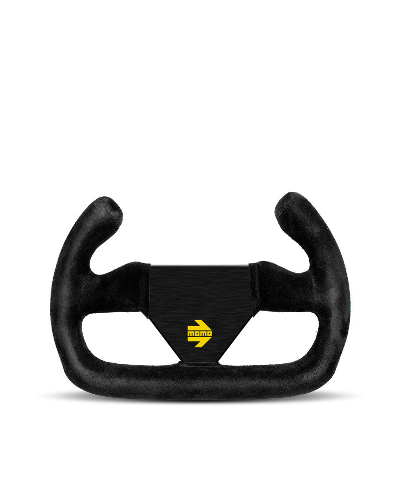 MOMO MOD.12/C Black Suede Steering Wheel 250mm - 11150122561R