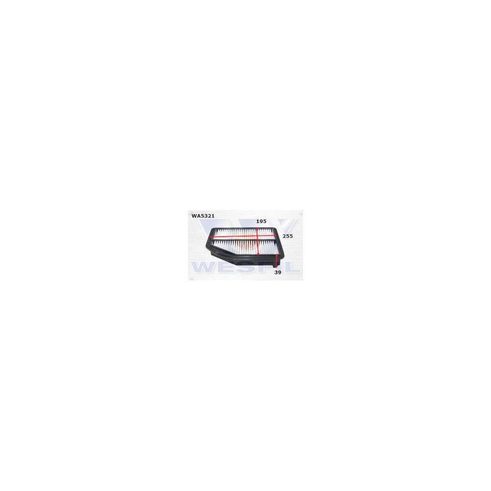 Wesfil AIR FILTER A1807 HONDA - WA5321