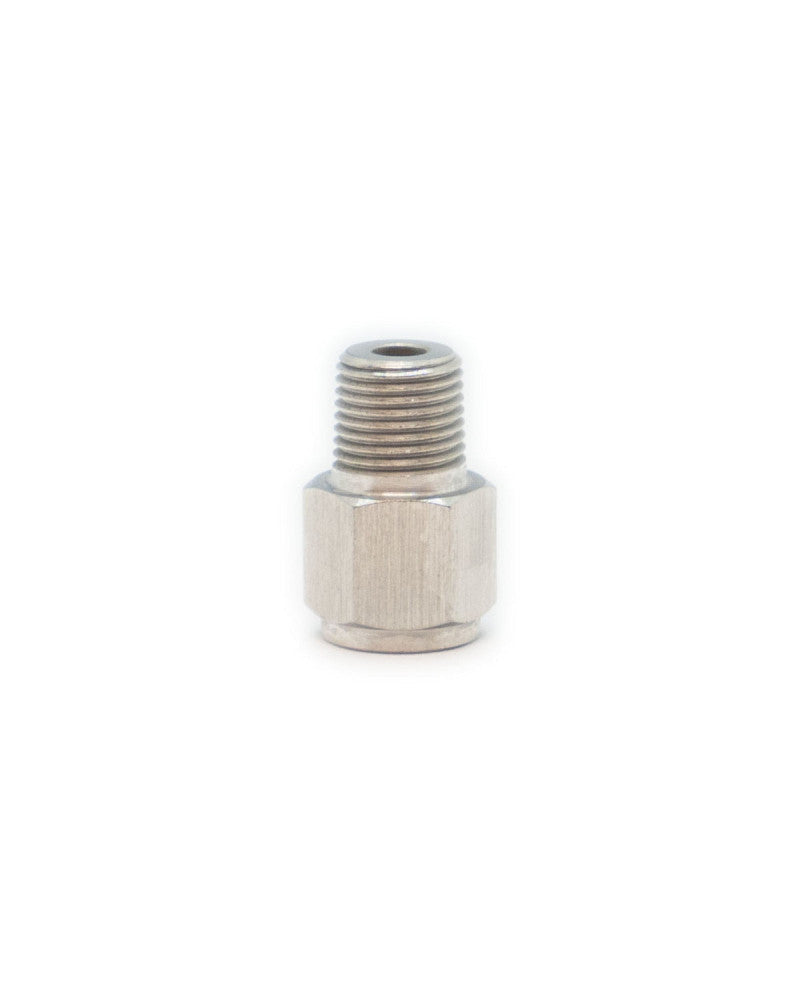 LINK ADAPTER M10 X 1 FEMALE TO 1/8 NPT MALE - STAINLESS STEEL