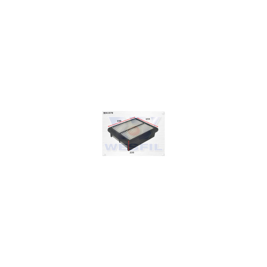 Wesfil AIR FILTER A1420 SUZUKI - WA1078