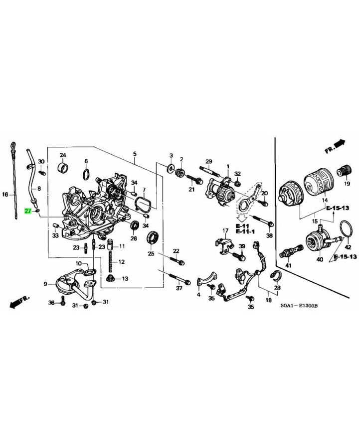 HONDA OEM O RING 11.5 X 3.5
