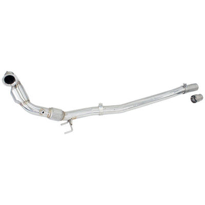 Invidia R400 Valved Turbo Back Exhaust w/Round Tips - Straight Cut Black Stainless Tips VW Golf R Mk7.5