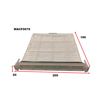 Wesfil CABIN FILTER RCA255P SUZUKIWACF0079