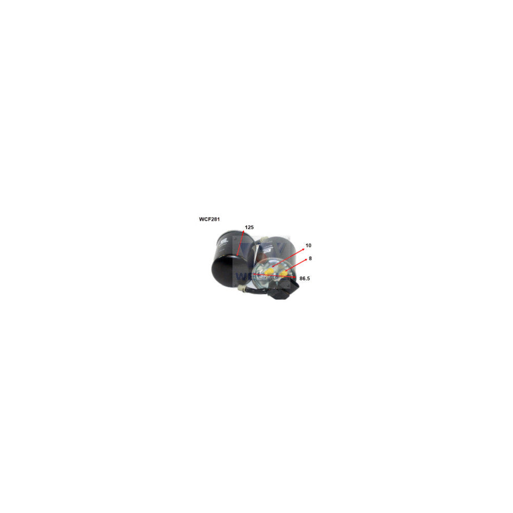 Wesfil DIESEL FUEL FILTER MERCEDES - WCF281