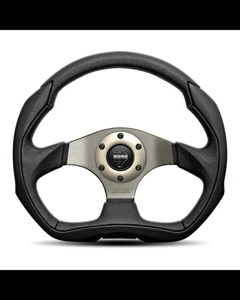 MOMO Eagle Black Anthracite 350mm Steering Wheel - VEAGLE35CBLKR