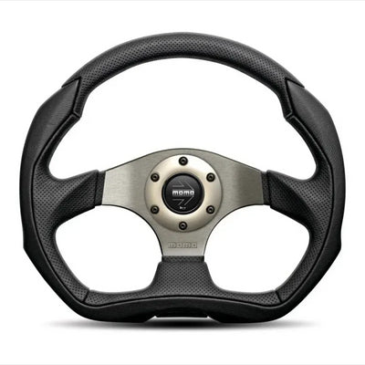 MOMO Eagle Black Anthracite 350mm Steering Wheel - VEAGLE35CBLKR