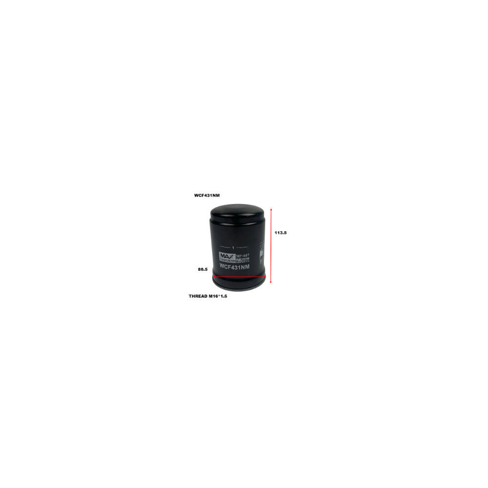 Wesfil DIESEL FUEL FILTER HYUNDAI - WCF431NM