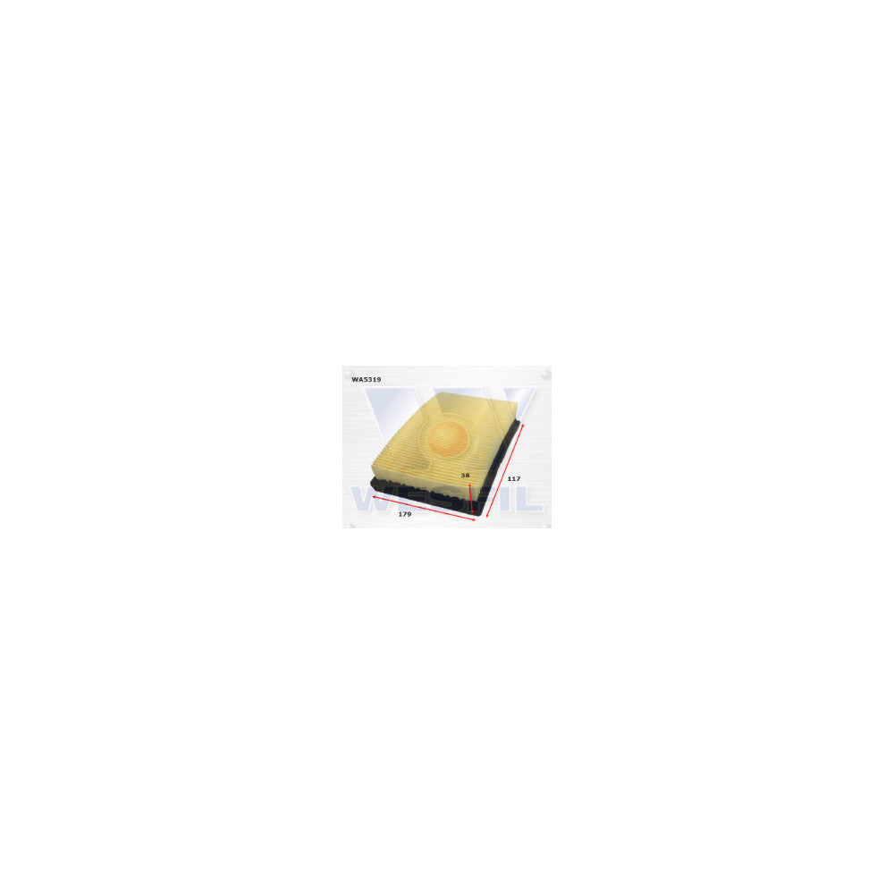 Wesfil AIR FILTER A1835 LEXUS/TOYOTA - WA5319