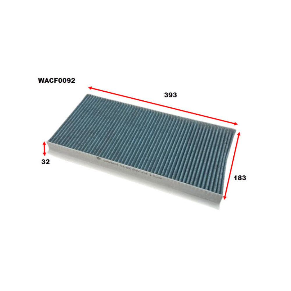 Wesfil CABIN FILTER RCA231C MERCEDESWACF0092