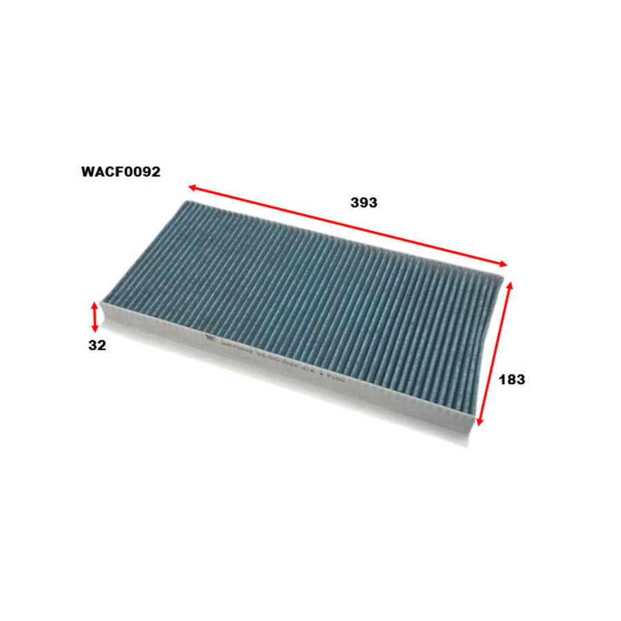 Wesfil CABIN FILTER RCA231C MERCEDESWACF0092