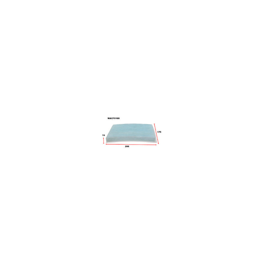 Wesfil CABIN FILTER RCA300P MITSUBISHIWACF0160