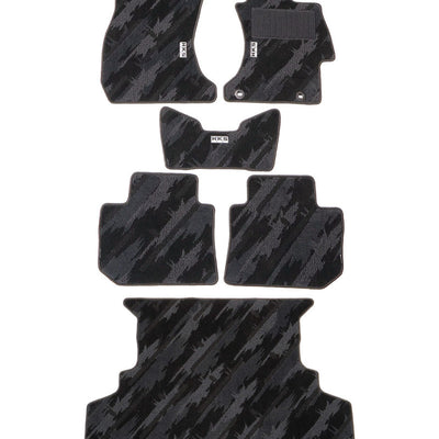 HKS FLOOR AND LUGGAGE MATS OCT RHD SET OF 6 FOR SUBARU WRX STI VAB