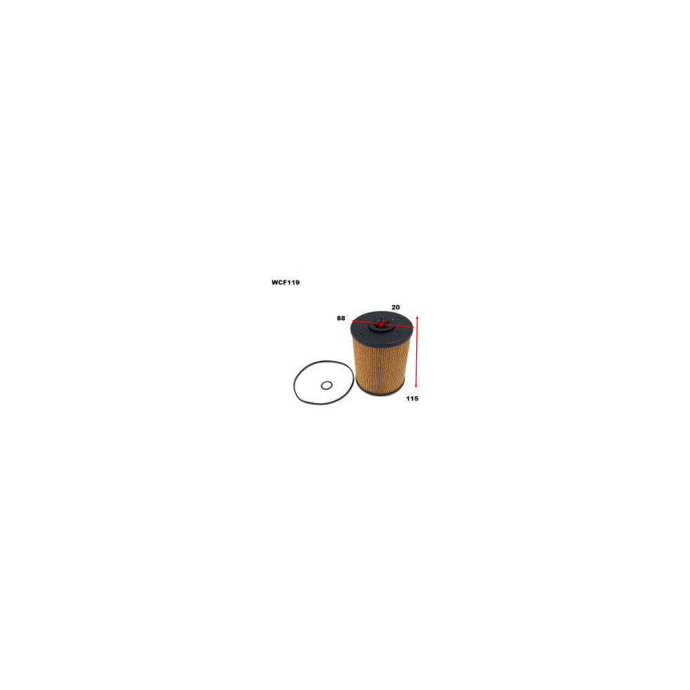 Wesfil WCF119 - DIESEL FUEL FILTER R2693P HINO - WCF119