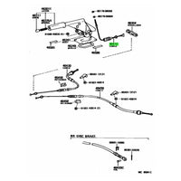 TOYOTA OEM PARKING BRAKE CABLE ASSY NO.1 - 46410-12140
